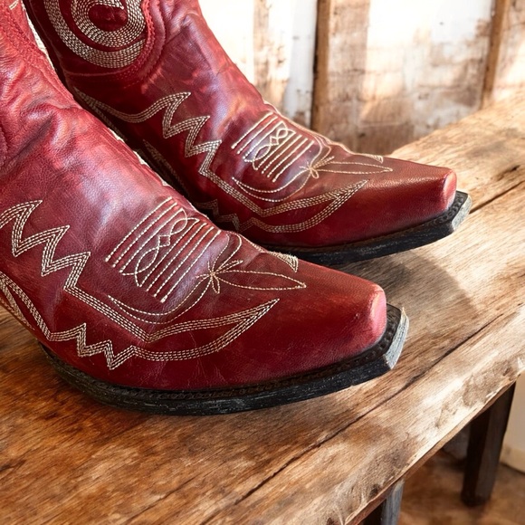Old Gringo Women's Nevada Red Cowboy Cowgirl Boots Size 7.5 ~ Like New! - Picture 8 of 14